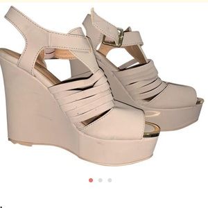 NEW Strapped into Summer Wedge